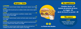 menu food truck friterie des menhirs