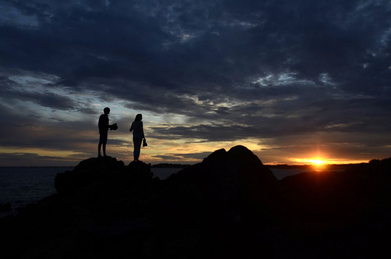 Sonnenuntergang pointe de kerbihan