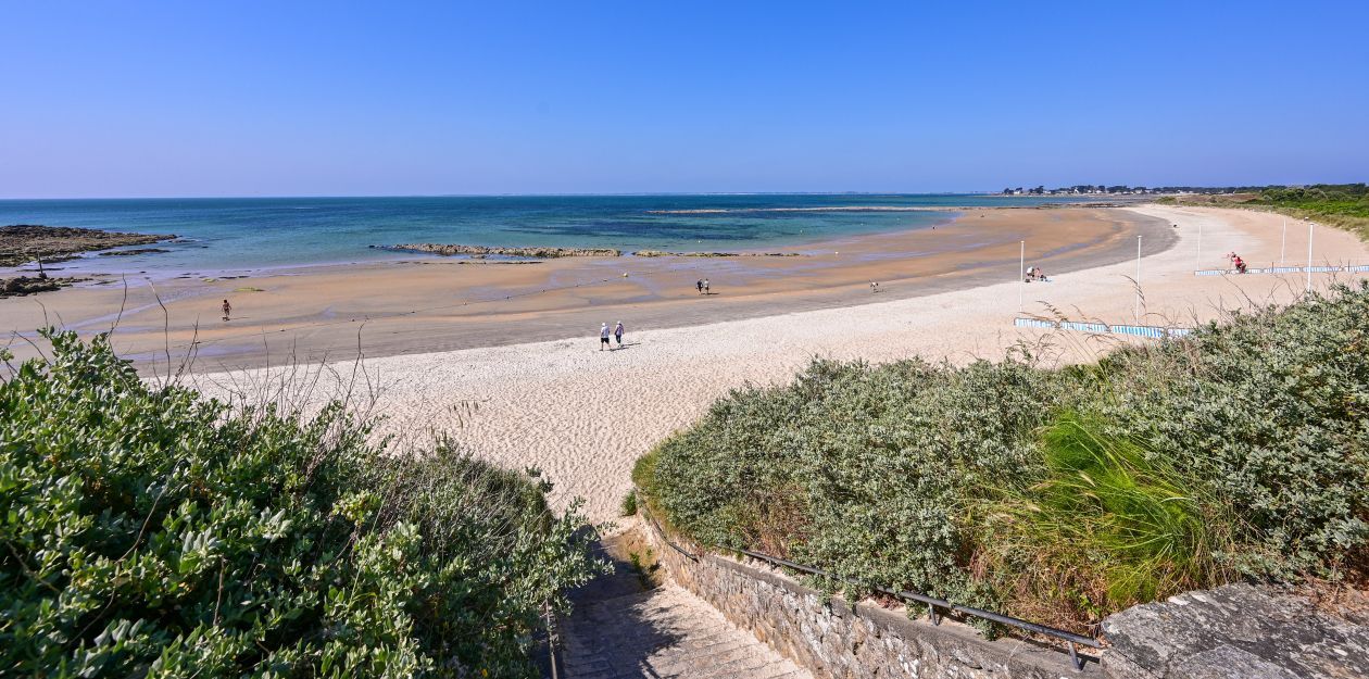 Kervillen Strand u00a9 Campingplatz La Baie - La Trinitu00e9-sur-mer - Su00fcden der Bretagne -