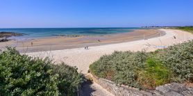 Kervillen Strand u00a9 Campingplatz La Baie - La Trinitu00e9-sur-mer - Su00fcden der Bretagne - 