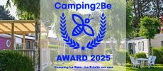 camping la baie - award 2025 - camping2be